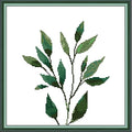 Svarog Stamped Cross Stitch Kits Beginners Full Range of Embroidery Patterns Starter Kits for Adult or Kids DIY Cross Stitches Needlepoint Kits 14CT-Green Plant 6， 12.2x12.2 inch - color: Green Plant 6， 12.2x12.2 inch