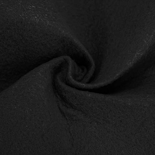 Felt Fabric 18" X 36" (Black) - color: Black, size: 18" X 36"