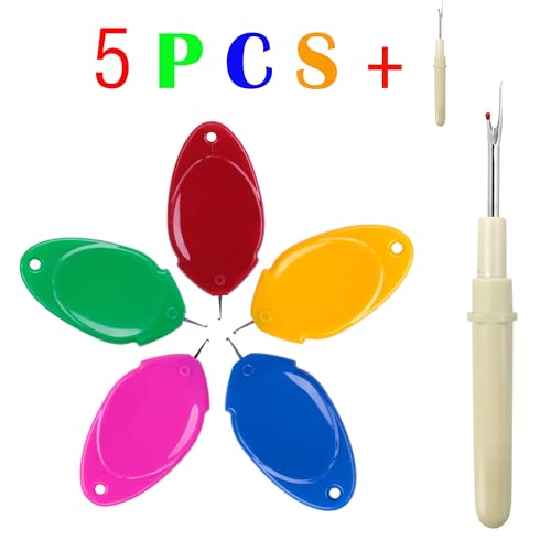 Needle Threader Tool Easy Threader for Machine and Hand Sewing (6PCS)