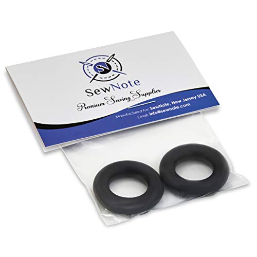 SewNote Sewing Machine Bobbin Winder Rubber Tire Compatible with Singer Brother Kenmore Janome Babylock - 2 Pack