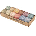 Valdani Pearl Cotton Sz 12 | Muddy Monet | 12 Balls | 109 Yds/Ball - color: Muddy Monet S12, size: 12