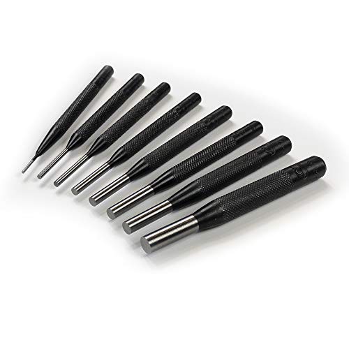 General Tools SPC75 Drive Pin Punches, Set of 8 , Grey - size: Set of 8, style: Drive Pin