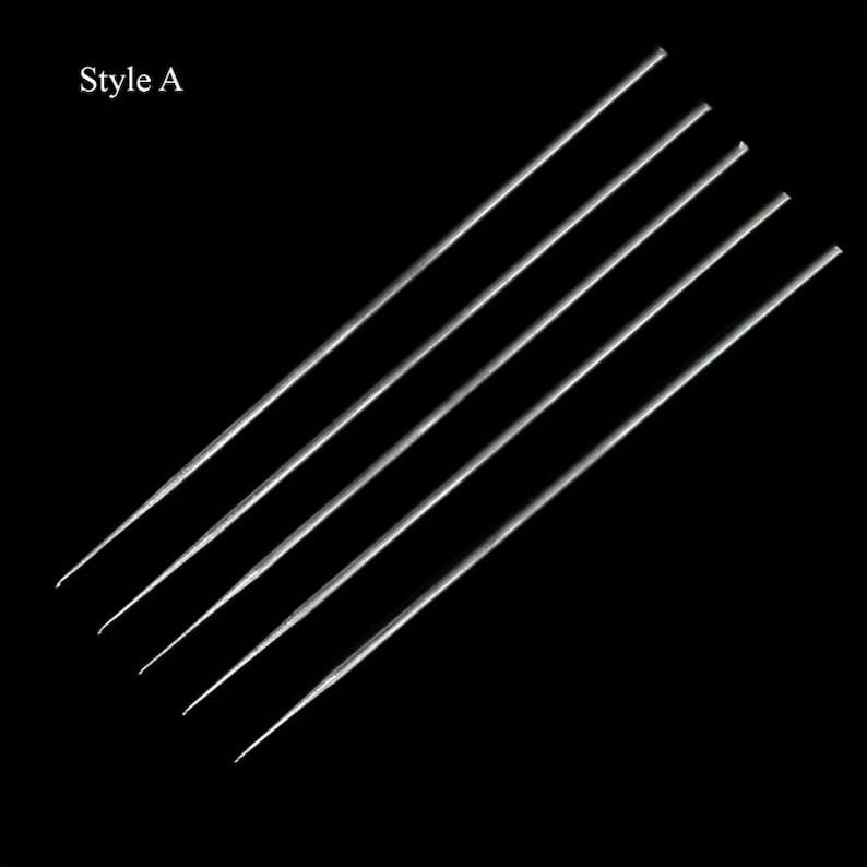 Embroidery Point Aari Needles: Crafting Elegance with Precision for Resham, Zari, and Knit Threads" Aari Needles: Crafting Elegance with Precision for Resham, Zari, and Knit Threads" (A)