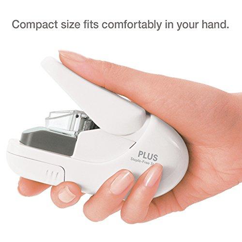 Plus 31250 Paper Clinch, Glossy White - color: Glossy White