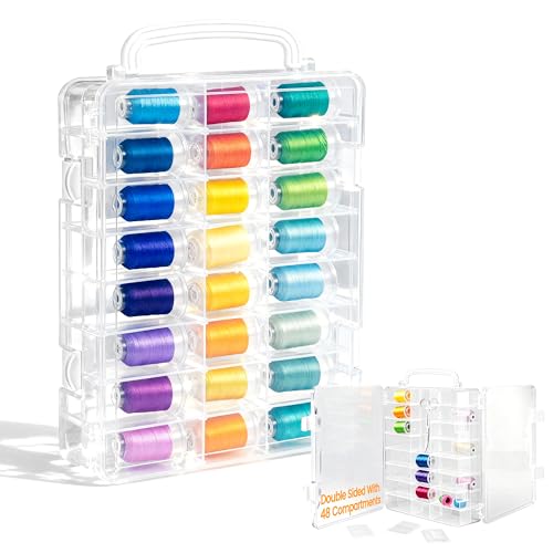 New brothread Double-Sided Storage Organizer Box