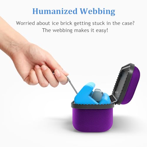 SHBC Upgraded Cold Effect PCM Insulin Pen Carrying Case Portable Medical Cooler Bag for Diabetes Convenient to Changing Needles with Each Injection Pueple - color: Purple