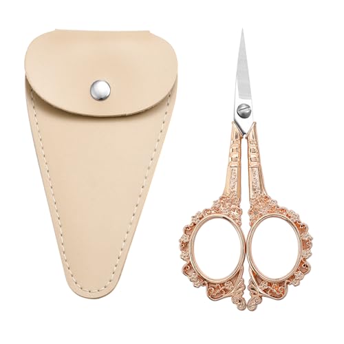 Sewing Embroidery Scissors, Little Crochet Shears - color: Rose Gold