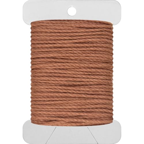 Classic Crochet Thread Yarn 101% Pure Cotton Thread,Col No: 434,Light Brown - color: Light Brown