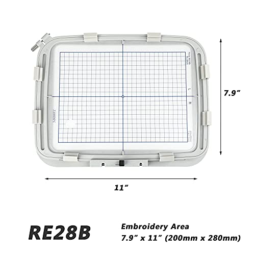 Sew Tech Embroidery Hoop for Janome, 7.9x11in 200x280mm RE28b Frame