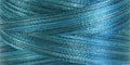 Superior Threads Fantastico 2-Ply 40-Weight High Strength Polyester Embroidery Quilting Sewing Thread - 2,000 Yard Cone (#5119 Mixed Turquoise) - color: Mixed Turquoise