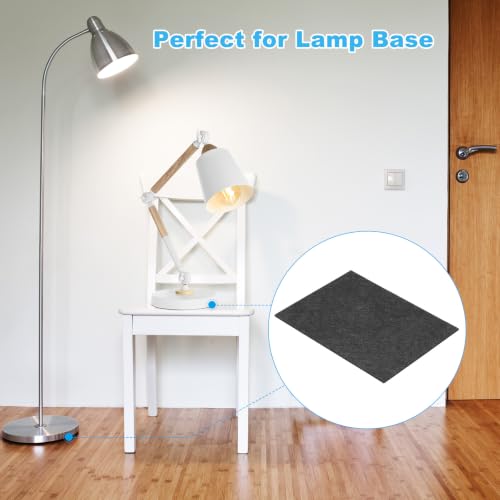 PATIKIL 12x8 Inch Black Felt Furniture Pad, 5 Pack, Rectangular, Anti-Scratch - color: Black, size: 12x8 Inch