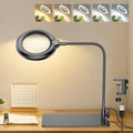 30X 10X Magnifying Glass with Light and Stand, 90 LED 5 Color, Square - size: Square