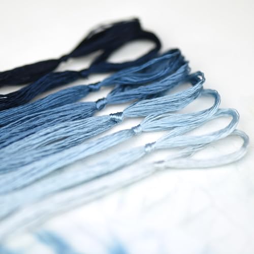 Natural 100% Mulberry Handmade Embroidery Silk Thread Silk Floss (73) - color: 73
