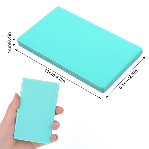Piriuuo Magnetic Needle Case, Sewing Needle Holder Rectangle Magnetic Needles Holder Portable Sewing Needles Box Sewings Supplies for Pin Holders Organizer (Light Green) - color: Light green