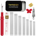 35pcs Steel Needles for Hand Sewing with Threaders Tape Measure