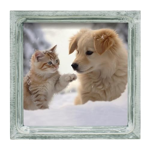 CVHOMEDECO. 8x8 Picture Frame Made of Solid Wood High Definition Glass Rustic Vintage Designs Small Photo Frame for Tabletop Display and Wall Mounting, Distress Grey - color: Distress Grey A, size: 8" X 8"