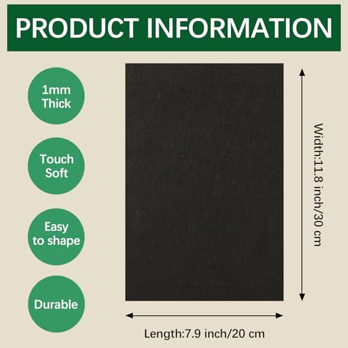 LIZOIDZSM 66 pcs Colored Felt Fabric Sheet,12 x 8 inch Pastel Felt Sheets for Crafts,Craft Felt for Crafts,Assorted Felt Sheet, Soft Felt Sheets 1mm Thick - size: 66 pcs Felt Assorted Color 20x30cm
