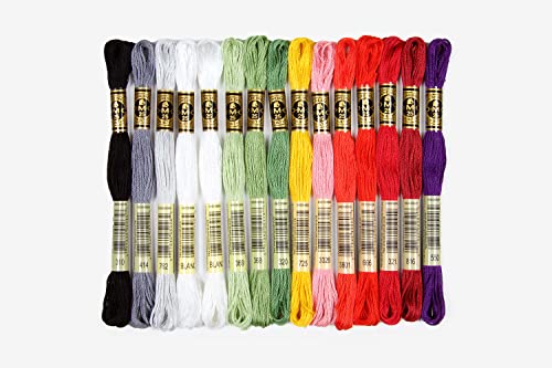 DMC Embroidery Floss Pack - Holiday Decor - 8.7 Yards - 30 skeins - color: Assorted, size: 8.7 Yards (30 skeins)