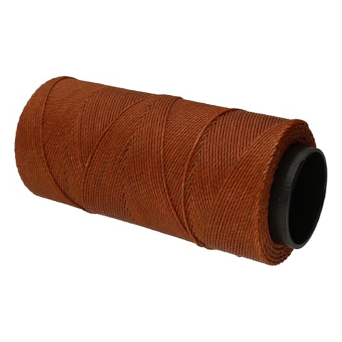 The Beadsmith Knot It Waxed Polyester Cord – Chestnut Color – 0.7mm Diameter – Light Wax, 144 Meters (472 Feet) Per Spool – Make Jewelry, Macrame, Friendship Bracelets and DIY Crafts - color: Chestnut