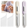 2-Pack 5-in-1 Sewing Tools with Seam Ripper and Magnetic Needle Case