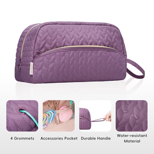 KarSyon Crochet Bag for Yarn Storage Knitting Crochet Supplies Accessories - color: Purple