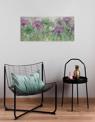 Wizardi Bead Embroidery Kit - Cornflowers in the Field. Colorful Beads, Beading Needles. DIY Kit. Embroidery for Beginners. Home Decor. AB-882 Abris Art - color: Cornflowers in the field