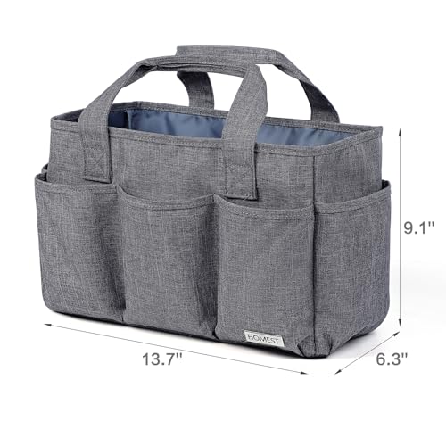HOMEST Craft Organizer Tote Bag with Multiple Pockets