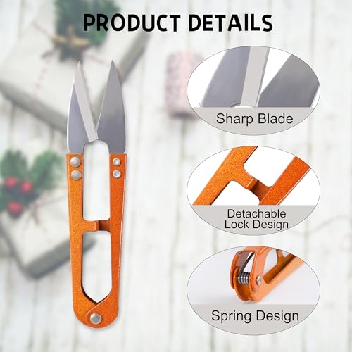 9 Pcs 4.1 Inch Sewing Scissors Thread Snips, High-Carbon Steel Yarn Snips, Thread Snippers, Sewing Snips Thread Cutter Scissors for Stitch, Knitting, Mini DIY Supplies, Crafts - style: 9Pcs Sewing Scissors