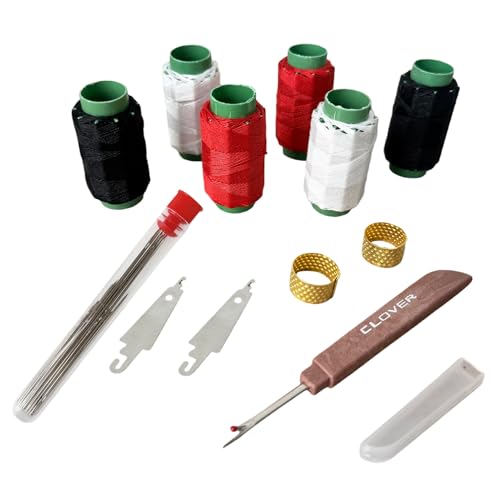 Narottl Stainless Steel Sewing Needles Large Eye Hand Sewing Kit, 37Pcs