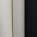 KCS 3 pc of 15" x 18"(38cmx45cm) 11 Count Cross Stitch Cotton Aida Cloth Needlework Rolled Fabric Box,11CT,Antique White+Pearl Grey+Black - color: Antique White+pearl Grey+black, size: 11CT