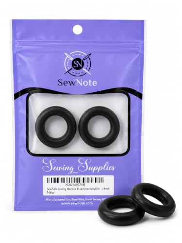 SewNote Sewing Machine Bobbin Winder Rubber Tire Compatible with Singer Brother Kenmore Janome Babylock - 2 Pack