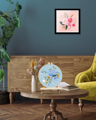 TINDTOP Embroidery Kit for Adult, Flower Embroidery Kit for Beginners - color: Flower
