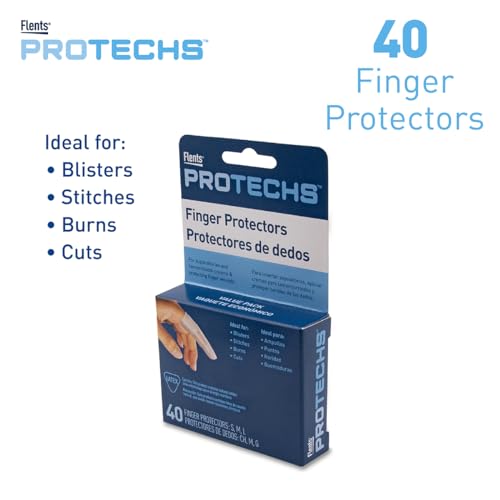 Flents Protechs Finger Protectors & Toe Cots, Assorted Sizes, 40 Count - color: Tan, size: 40 Count (Pack of 1)