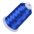 Simthread Embroidery Machine Thread 5000M 40WT Polyester, Blue 405 - color: Blue405