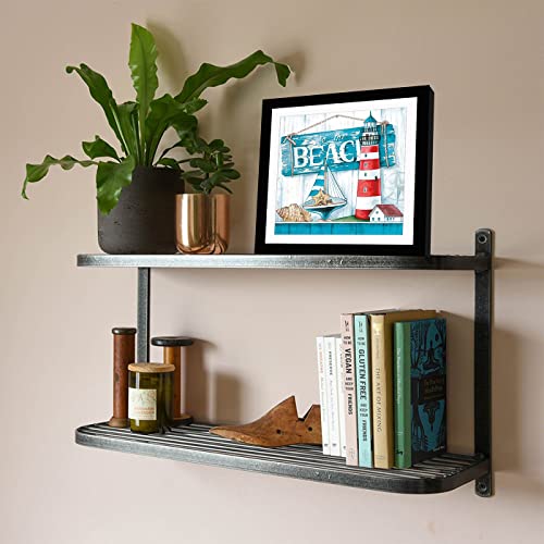 Betionol Diamond Painting Frames, Display 12x12in/30x30cm Diamond Painting Pictures or Photos, Black Natural Solid Wood Picture Frame with Acrylic Protection Glass, Back Mat And Hanging Kit - style: Black - Single