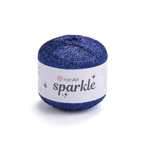 YarnArt Sparkle – Metallic Glitter, Fine Lightweight Thread for Crochet & Knitting, Amigurumi, Cardigans, Shawls, Bags (1324) - color: 1324