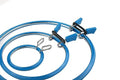 Nurge Premium Quality, Metal Spring Tension Embroidery Hoops, Cross Stich Hoop, Darning Hoops, Embroidery Tension Shed (Blue, Siz Mix) - color: Blue, size: Mix Sizes