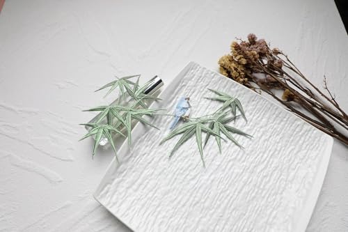 Iron/Sew on Applique Repair Patches, Blue Bird on Bamboo Patch - color: Blue Bird on Bamboo