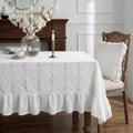 ARTMAGIC Cotton Table Cloth Vintage Washable Tablecloths Rectangular - size: 70" x 52" (Rectangular)