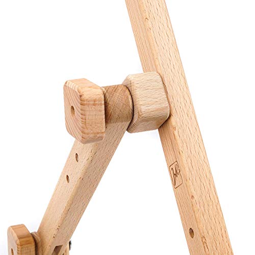 Needlework Table and Lap Hands-Free Stand with Adjustable Frame Made of Organic Beech Wood Tapestry Cross Stitch Embroidery Frame Holder (35х48 cm (13.7" x 18.8")) - size: 13.7" x 18.8"