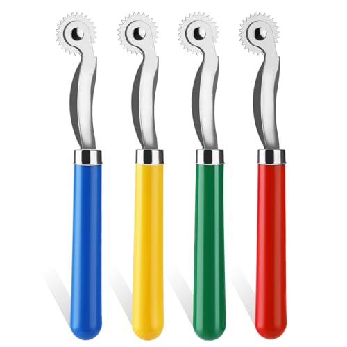 Nitlak 4PCS Tracing Wheel, Stitch Marking Spacer, Tracing Wheel Sewing Tool - color: Multicolor-2