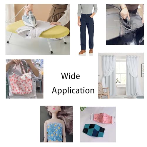 Lightweight Iron-On Fusible Interfacing for Sewing,Non-Woven Single-Sided Interfacing Fabric for DIY Crafts Supplies 39 x 78 inch…