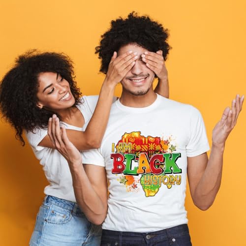 Juneteenth Heat Transfer Vinyl Decals Black History Iron on Patches for Clothing June 19 1865 Clothes Sew Appliques Party Supplies Juneteenth Independence Day Ready to Press Decals for T-Shirt Hat Bag - color: Style F