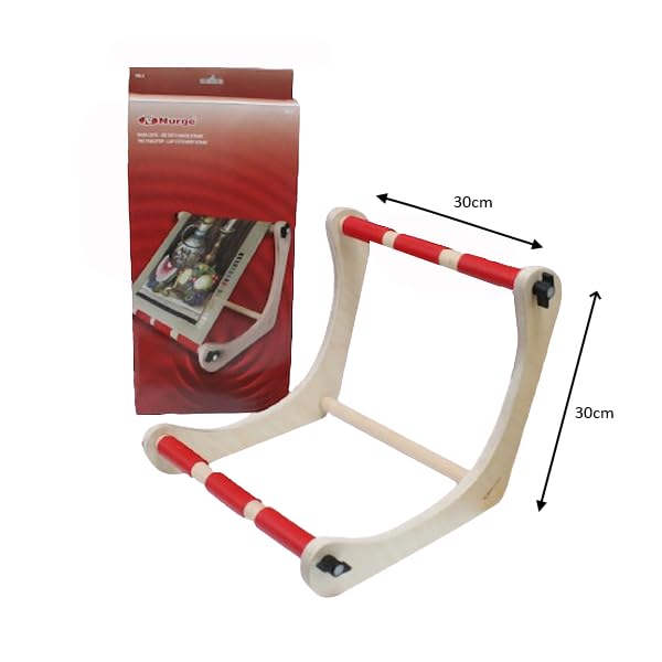 Nurge Tabletop & Lap Scroll Frame Stand - size: Tabletop