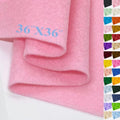 Baby Pink Felt Fabric 36" X 36"(1 Square Yard) 1.6mm Thick Soft Felt Sheet - color: Baby Pink