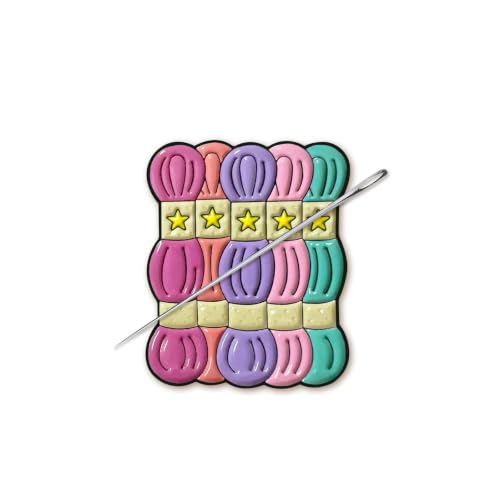 Funny Needle Minder Magnet, Cute Magnetic Sewing Accessory for Embroidery, Needlepoint & Cross Stitch Projects