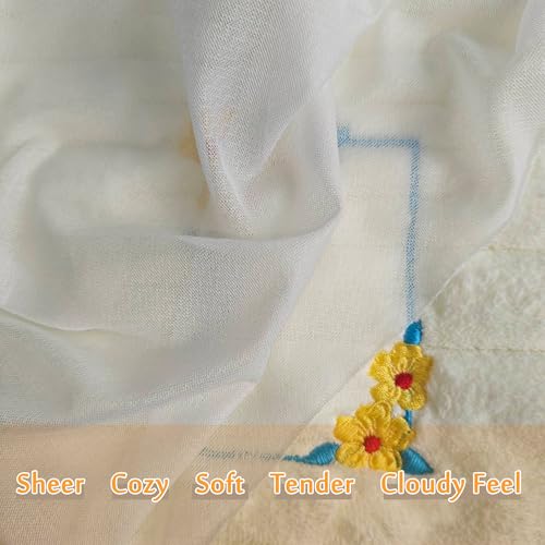 New brothread Embroidery Stitch Cover Stabilizer 12" x10Yd - White - color: White