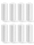 ZMAAGG Sewing Thread, 8 Rolls 200 Yards White Sewing Machine Thread - color: 8 PCS White