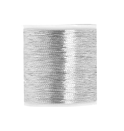 Mandala Crafts Metallic Gold and Silver Embroidery Floss for Sewing 218 Yds - color: Gold and Silver, size: 200M 218 Yards
