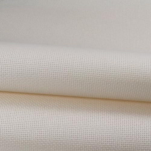 KCS 16 Count Cotton Cross Stitch Aida Cloth Fabric (59" x 1 Yard,Ecru) - color: Ecru, size: 59" x 1 Yard